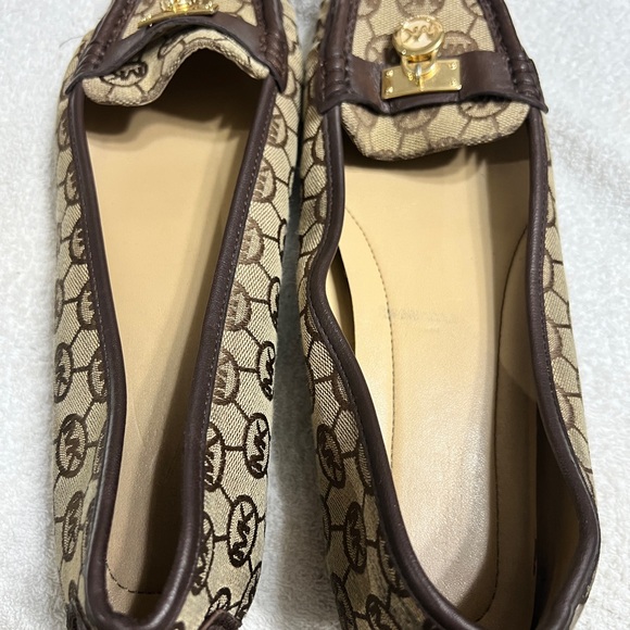 Michael Kors Hamilton Monogram Jacquard Loafers - pre-owned - Picture 4 of 14
